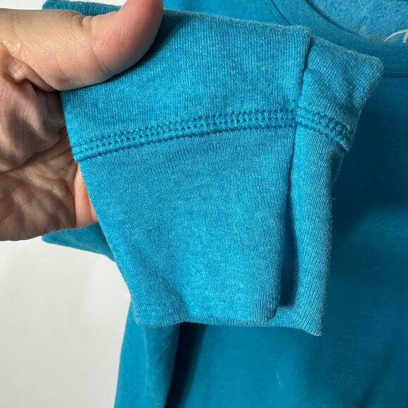 Just My Size Women's 2X Crew Neck Sweatshirt Sweater Blue - Picture 4 of 9